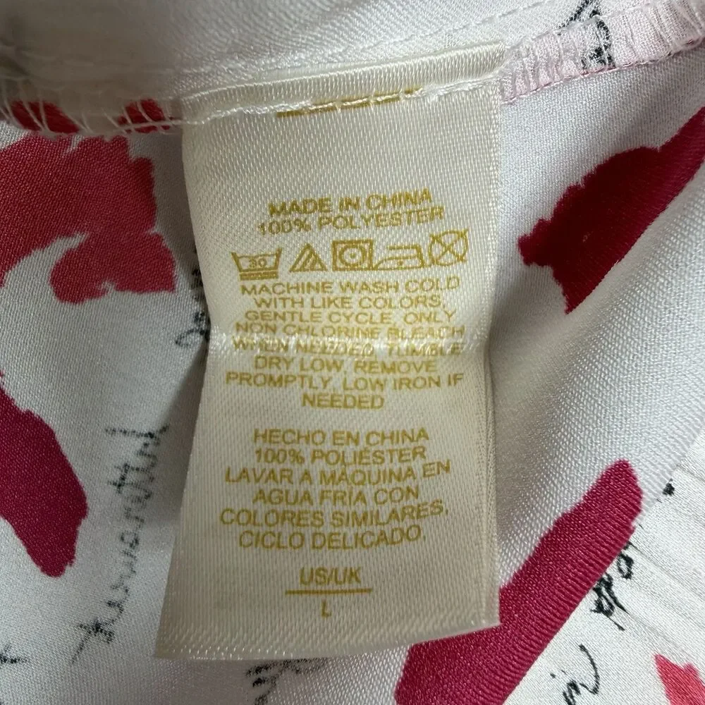 Kate Spade Synthetic Lipstick Cropped Pajamas Set Women’s Size 1